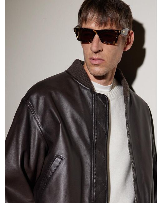 Bottega Veneta Multicolor New Entry Square-Frame Recycled-Acetate Sunglasses for men