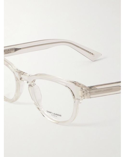 Saint Laurent Natural Sl 876 Round-Frame Acetate Optical Glasses for men
