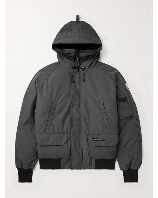 Canada Goose Gray Chilliwack Arctic Tech Hooded Down Jacket for men