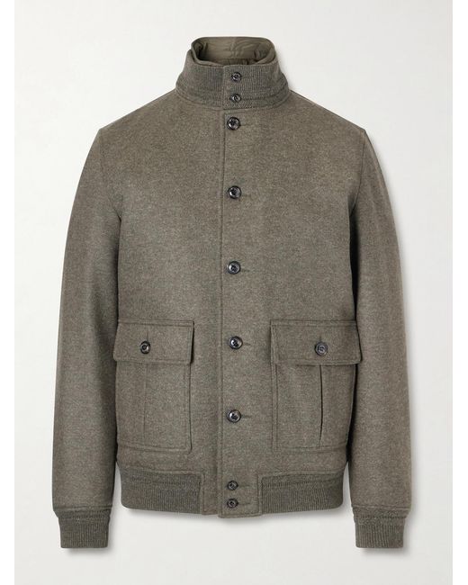 Valstar Gray Ino Wool-blend Jacket With Detachable Shell Gilet for men