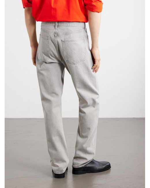 Agolde Gray 90's Straight-Leg Jeans for men