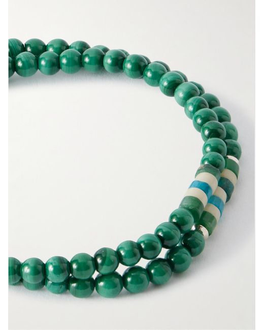Sterling Malachite Bracelet di Mikia in Green da Uomo