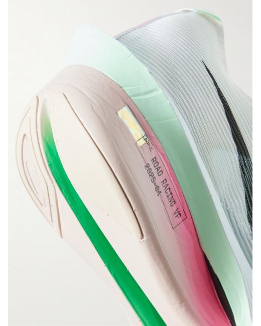 Nike White Zoomx Vaporfly Next% 4 Mesh Running Sneakers for men