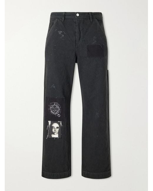 Enfants Riches Deprimes Blue Assemblage Straight-Leg Jeans for men