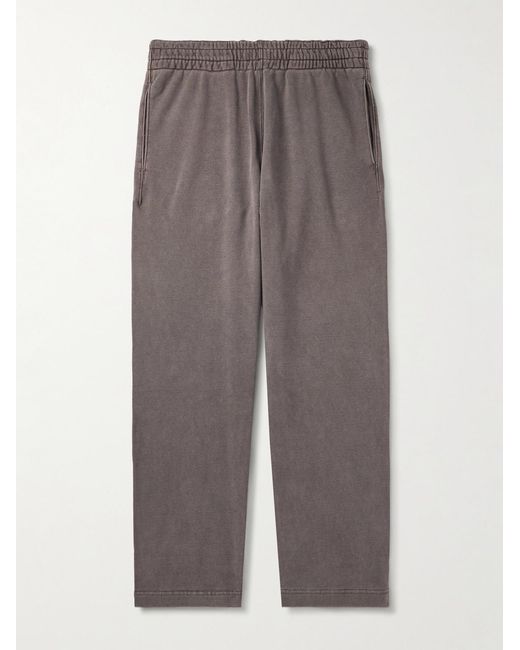 Remi Relief Gray Straight-leg Cotton-jersey Sweatpants for men