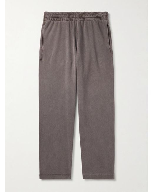 Remi Relief Gerade geschnittene Jogginghose aus Baumwoll-Jersey in Gray für Herren