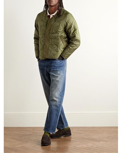 Corridor NYC Green Quilted Ripstop Jacket for men