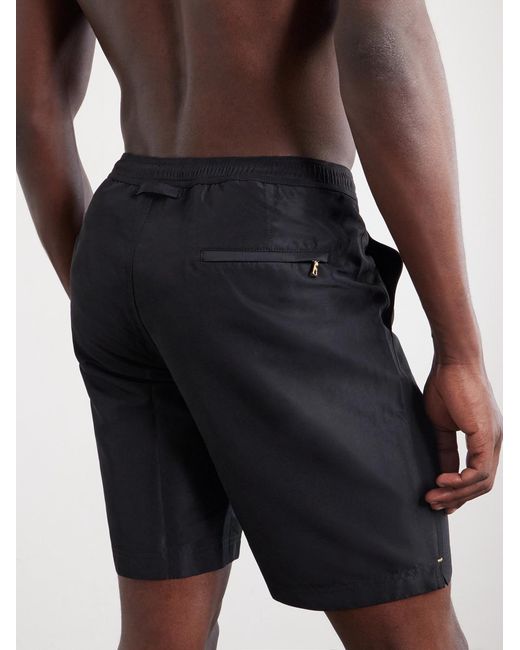 Orlebar Brown Blue Dane Ii Straight-Leg Swim Shorts for men
