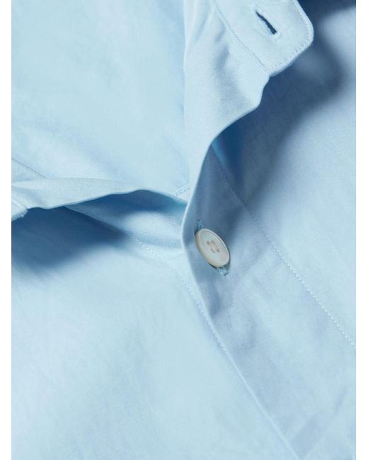 Auralee Hemd aus Baumwolle in Blue für Herren