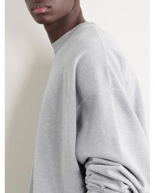 Remi Relief White Cotton-jersey Sweatshirt for men