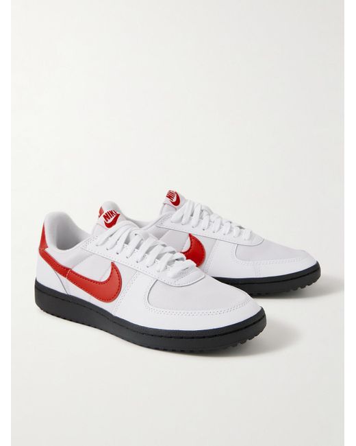 Nike White Field General 82 Mesh And Leather Sneakers for men