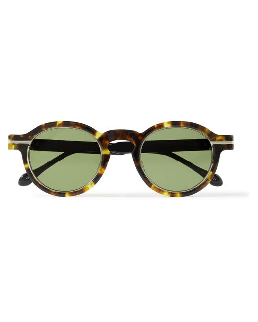 Matsuda Multicolor Round-frame Tortoiseshell Acetate And Titanium Sunglasses for men