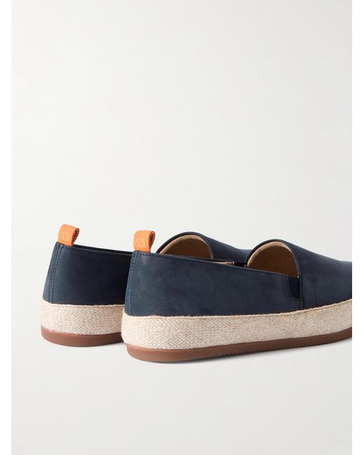 Mulo Blue Suede Espadrilles for men