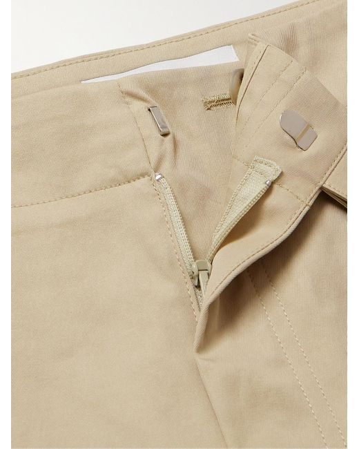 LE17SEPTEMBRE Gerade geschnittene Hose aus Twill aus einer Baumwollmischung in Natural für Herren
