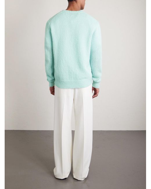 Tom Ford Blue Alpaca-Blend Sweater for men