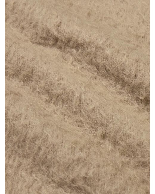 Acne Natural Brushed-Knit Sweater for men