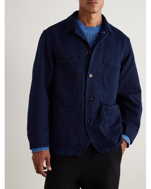 Blue Blue Japan Blue Sashiko Cotton Jacket for men