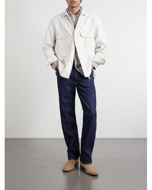 Fullcount Blue 1101 Straight-Leg Selvedge Jeans for men