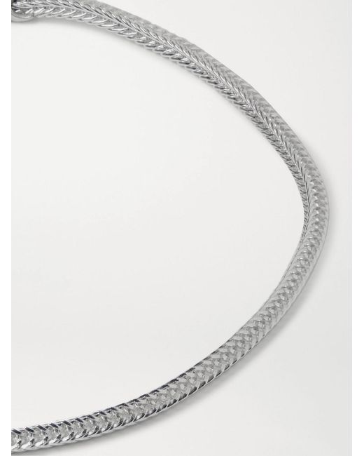 Mikia Natural Sterling Silver Bracelet for men