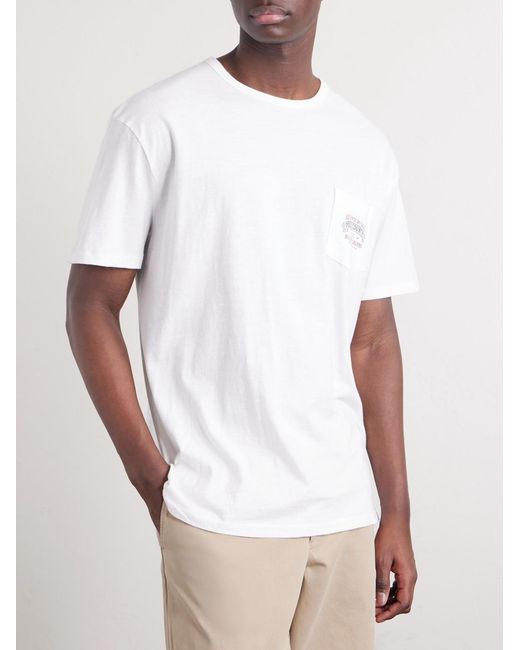Polo Ralph Lauren White Polo Country Logo-Print Cotton T-Shirt for men