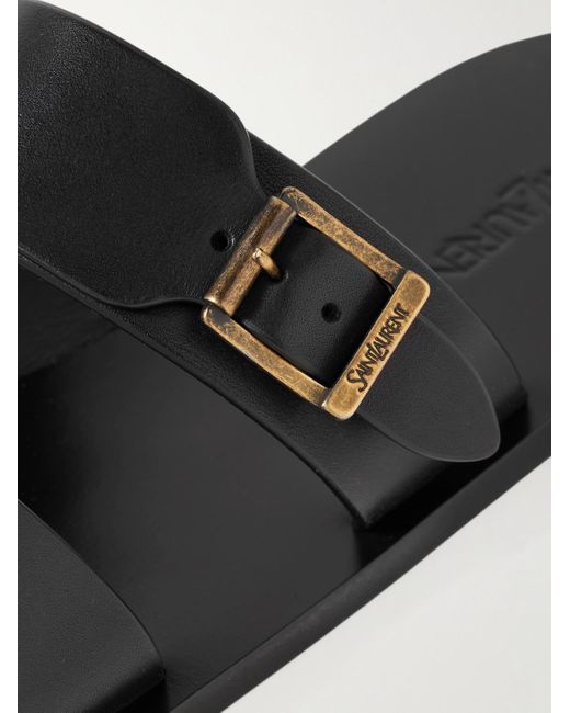 Sandali di Saint Laurent in Black da Uomo