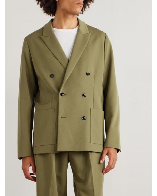 Blazer Doppiopetto di NN07 in Green da Uomo