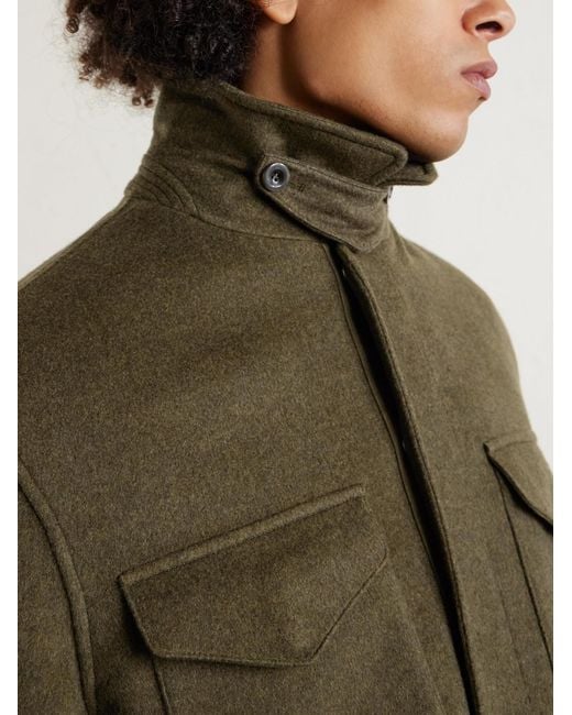 Ralph Lauren Green Ripley Wool And Cashmere-Blend Jacket for men