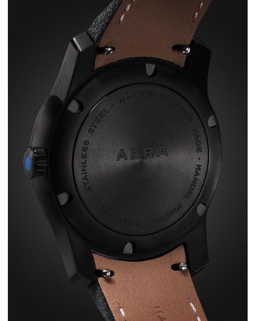 Aera M-1 Blackbird Manual Pvd Watch for men
