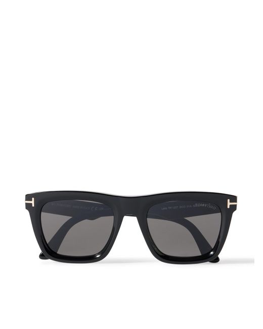 Tom Ford Black Lelio Square-Frame Acetate Sunglasses for men