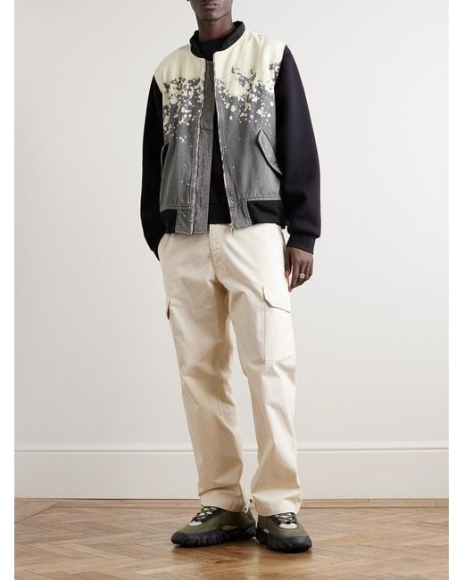 Noma T.D Gray Hand-Dyed Cotton-Twill Gilet for men