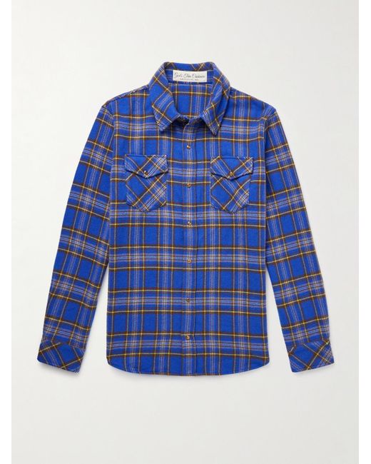 Camicia di God's True Cashmere in Blue da Uomo