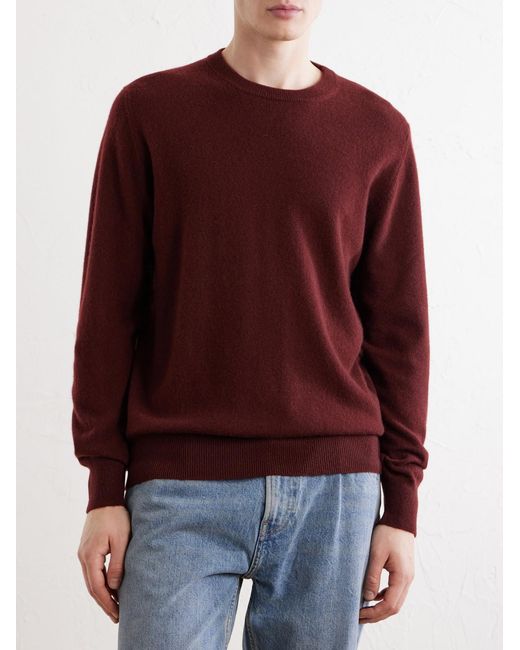 Altea Red Cashmere Sweater for men