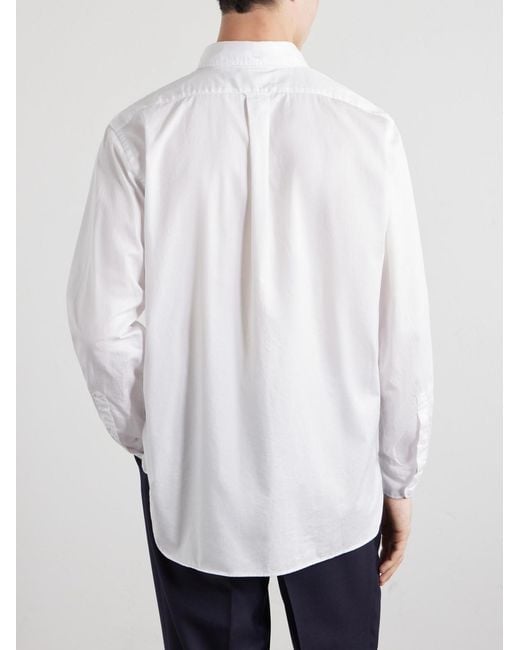 Lardini White Cotton Shirt for men