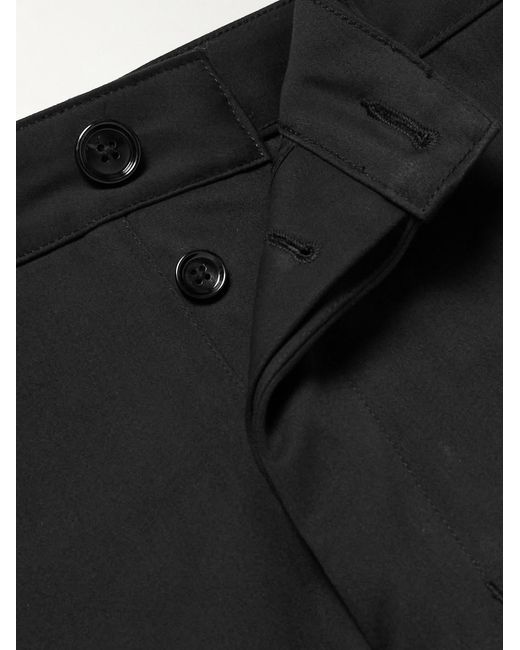 AMI Black Straight-Leg Cotton Chinos for men