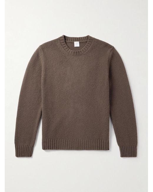 Eleventy Brown Slim-Fit Wool Sweater for men