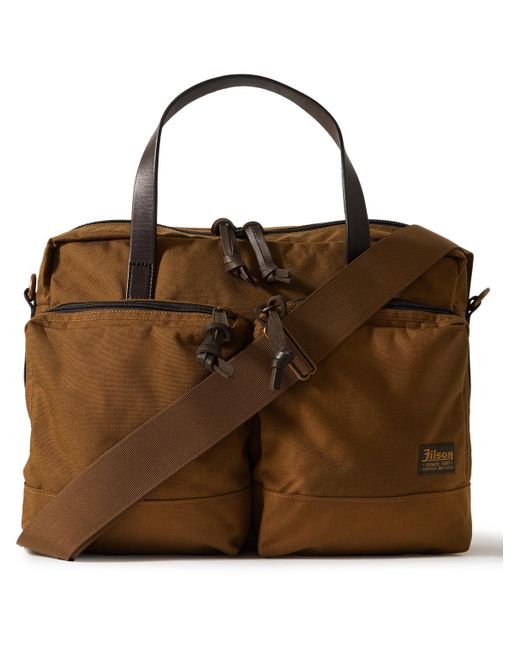 Filson Brown Dryden Cordura® And Leather Briefcase for men