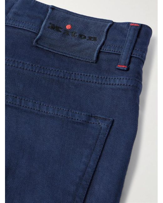 Jeans a gamba dritta di Kiton in Blue da Uomo