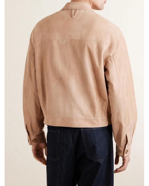 Valstar Natural Stan Suede Bomber Jacket for men