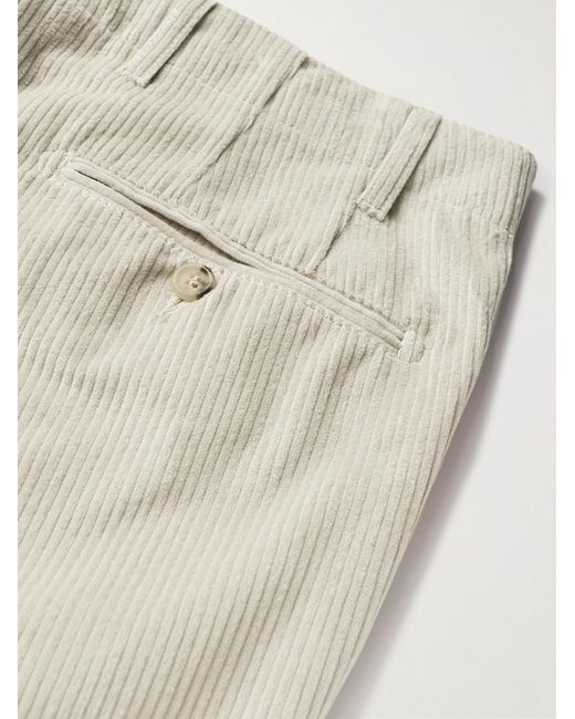 Gabriela Hearst Natural Rhys Straight-Leg Cotton-Corduroy Trousers for men