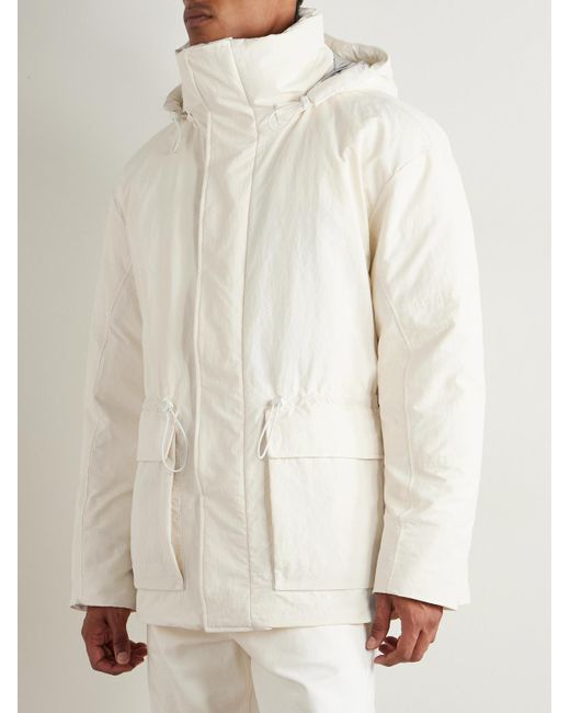 Laminar Natural Shell Hooded Down Parka for men