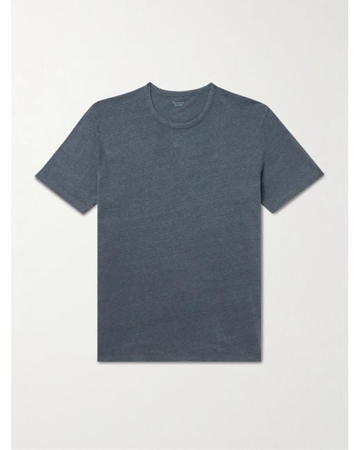 Hartford T-Shirt aus Leinen in Blue für Herren