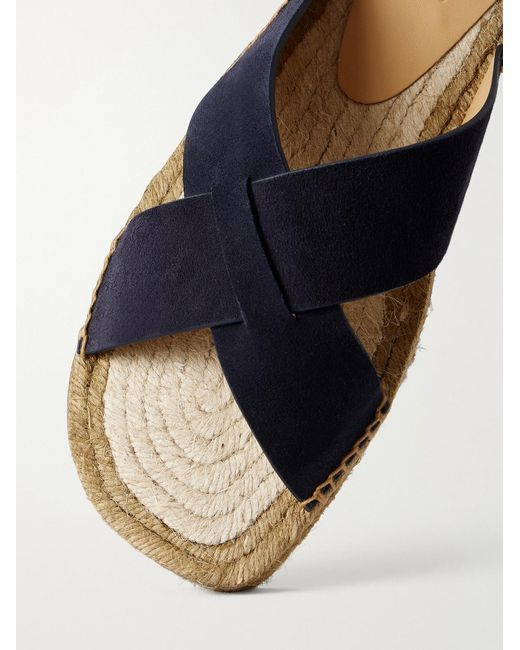 Castaner Blue Keanu Suede Sandals for men