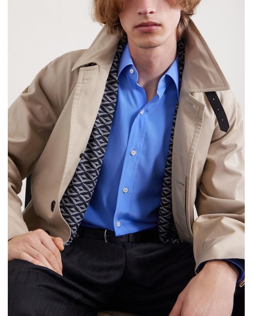 Tom Ford Blue Silk-charmeuse Shirt for men