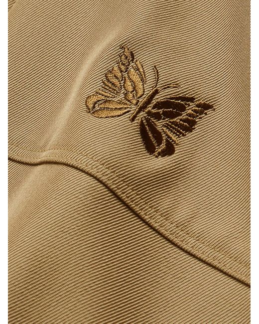 Needles Natural Logo-embroidered Twill Blouson Jacket for men