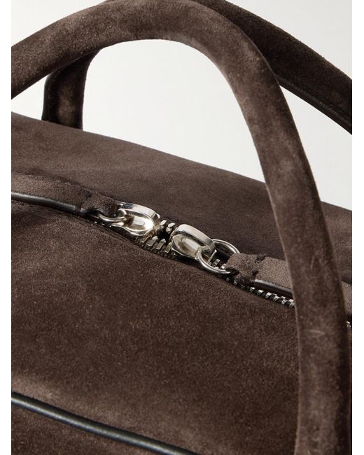 Metier Brown Closer Two Day Suede Holdall for men
