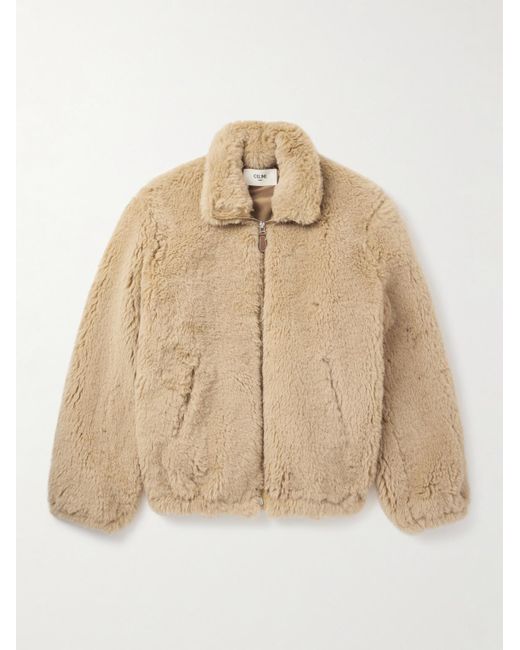 Céline Natural Alpaca And Cotton-Blend Jacket for men
