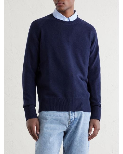 Eleventy Blue Wool Sweater for men