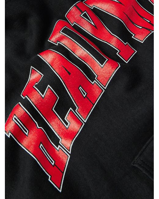 READYMADE Hoodie aus Jersey aus einer Baumwollmischung mit Logoprint in Black für Herren