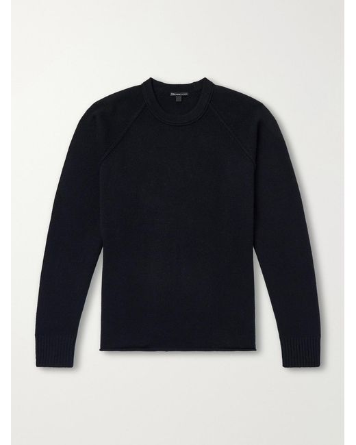 James Perse Blue Cashmere Sweater for men