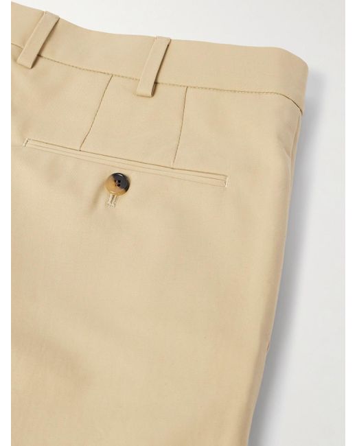 Loro Piana Natural Carlo Hyannis Tapered Cotton-Blend Trousers for men